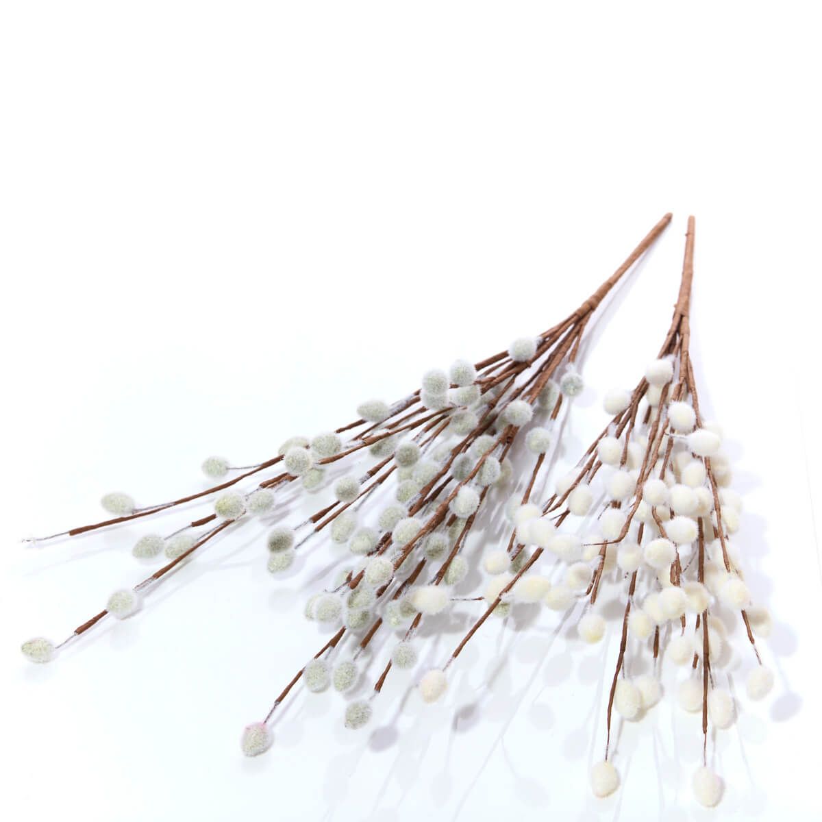 Faux Pussy Willow Branch