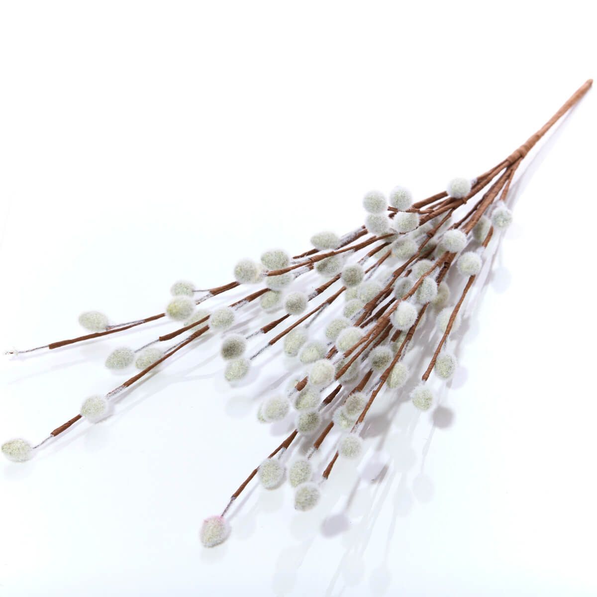 Faux Pussy Willow Branch