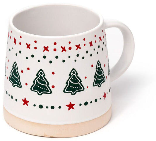 Christmas Tapered Stoneware Mug (3 styles)