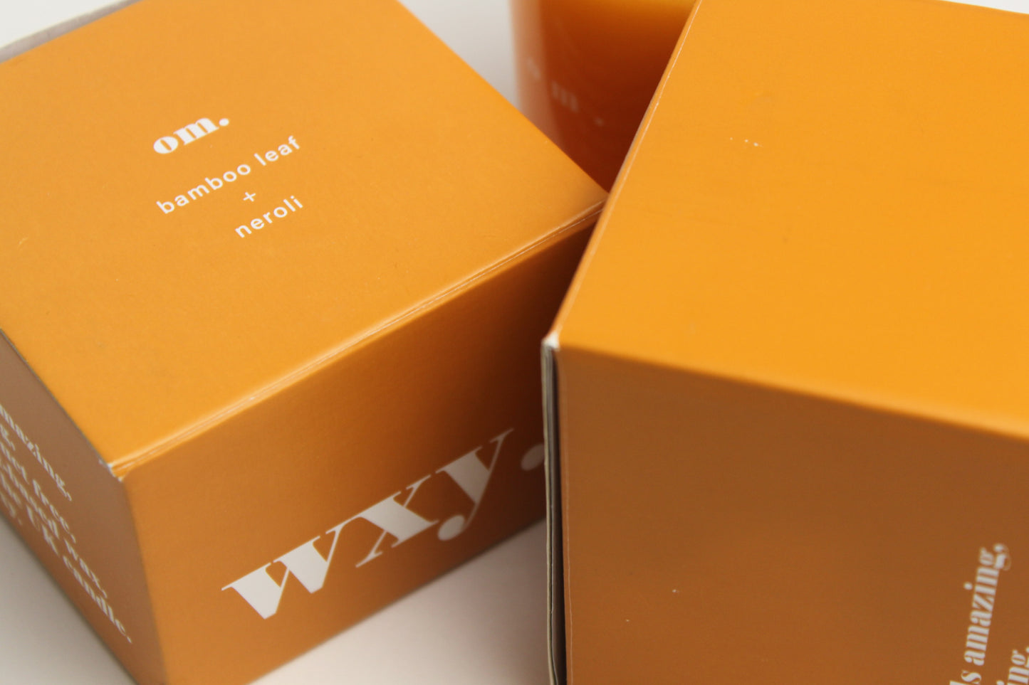 Om Bamboo Leaf & Neroli Wxy Deluxe Candle