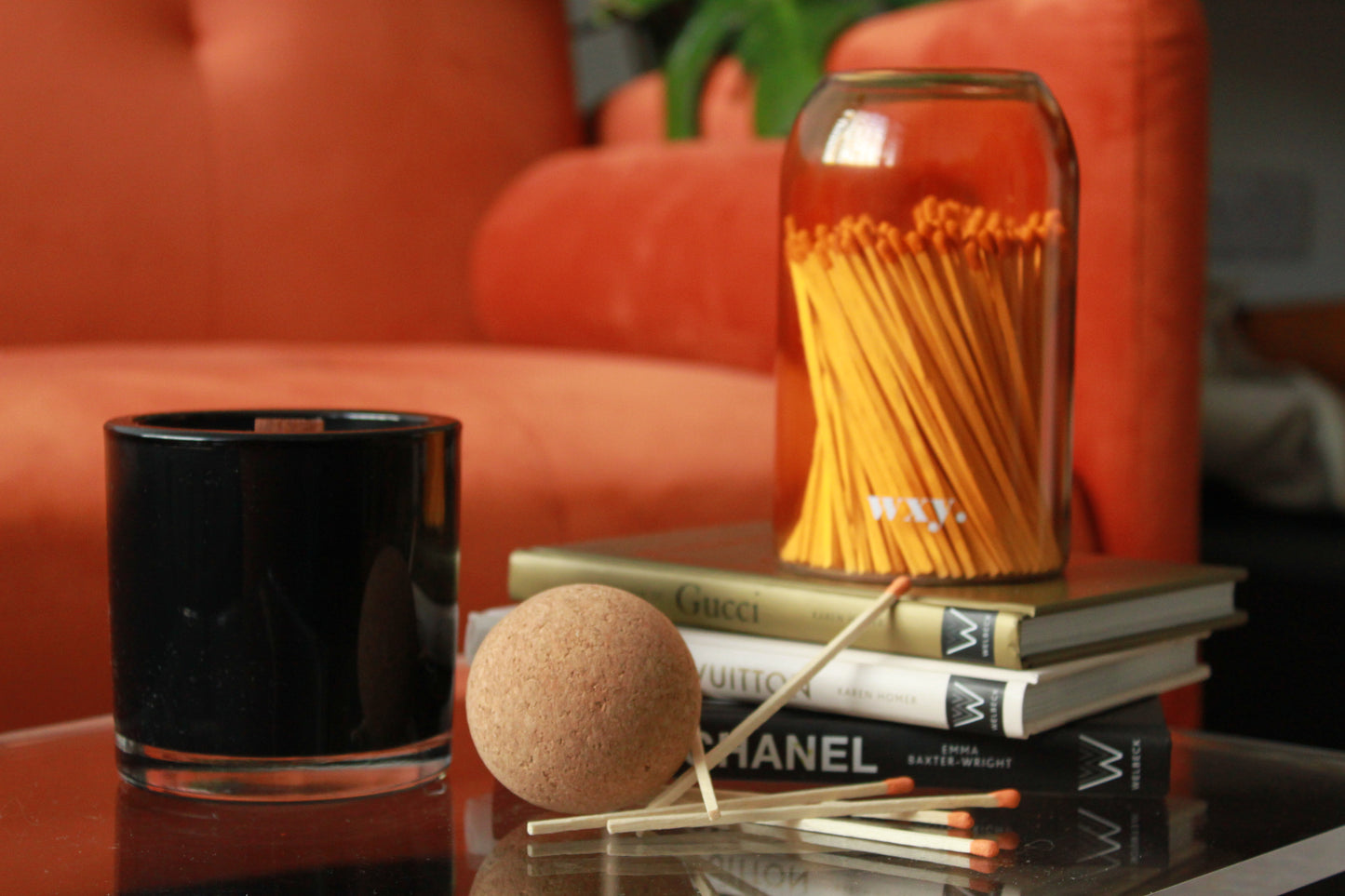 Luxury Matches In Cork Stopper Jar
