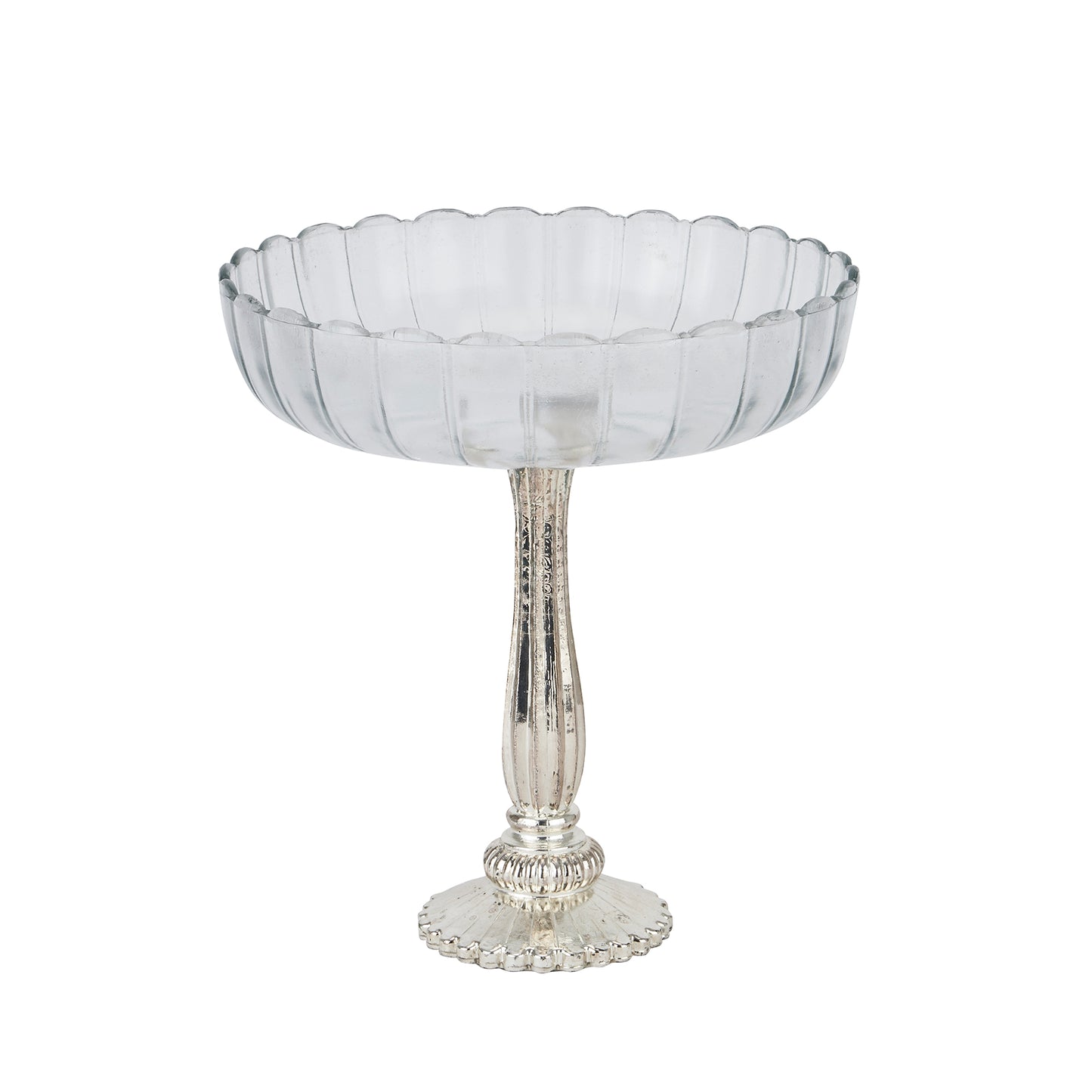 Fluted Glass Display Bowls - Small or Large