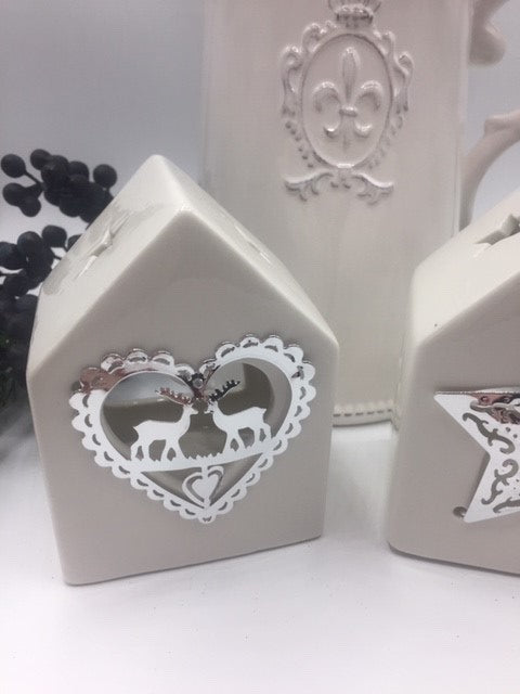 White House Style Tealight Holder - 4 designs available