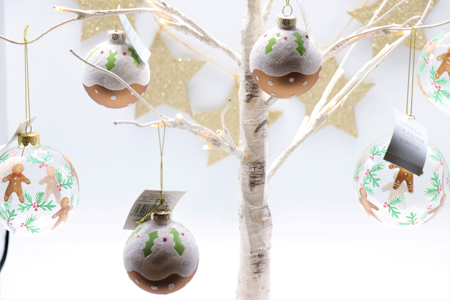 Glass Bauble - Christmas Pudding
