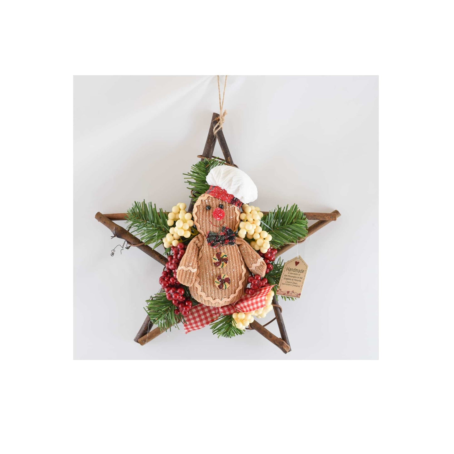 Gingerbread Hanging Star