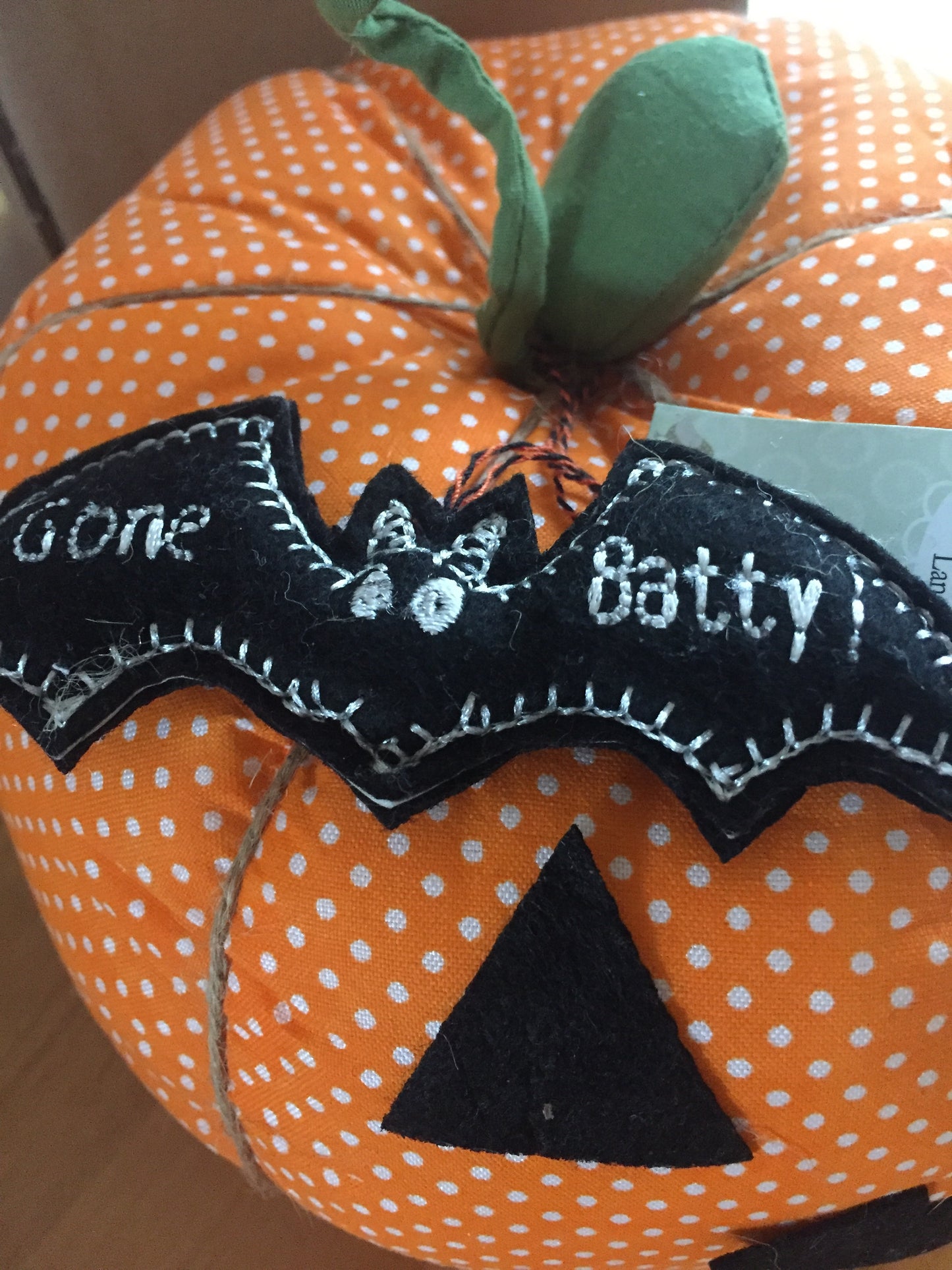 Halloween Pumpkin Door Stop