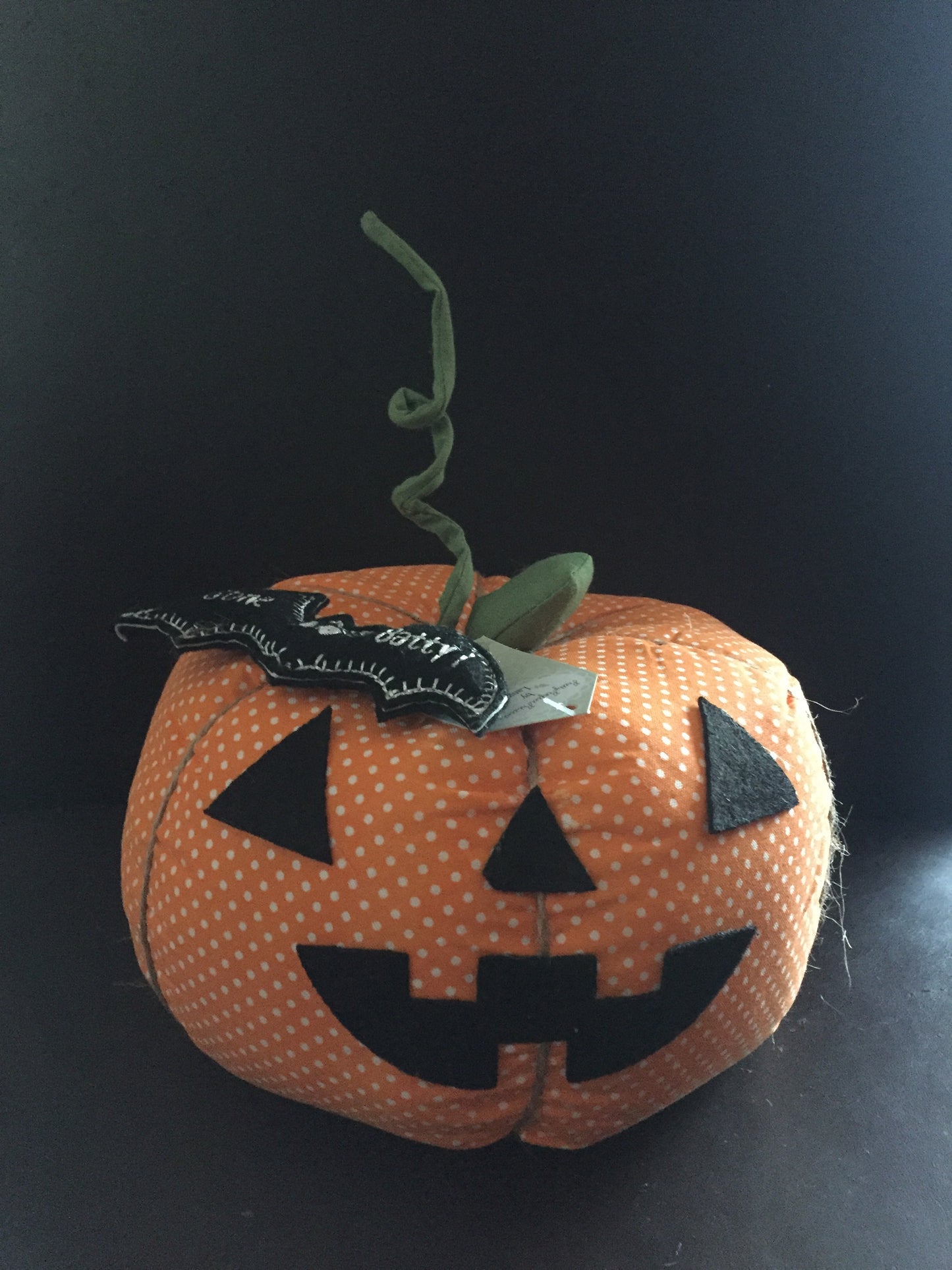 Halloween Pumpkin Door Stop