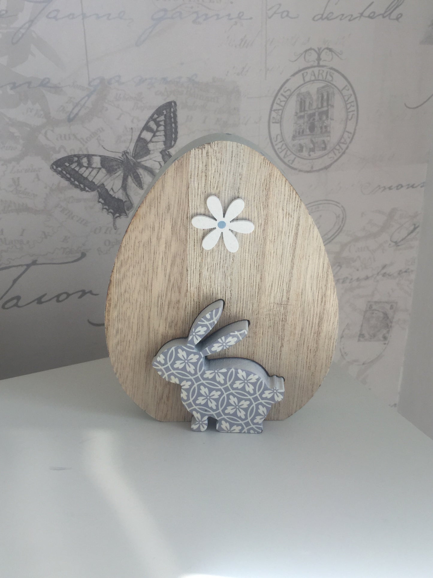 Rustic Wooden Easter Egg Decorations