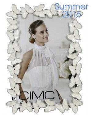 Photo frame with butterflies