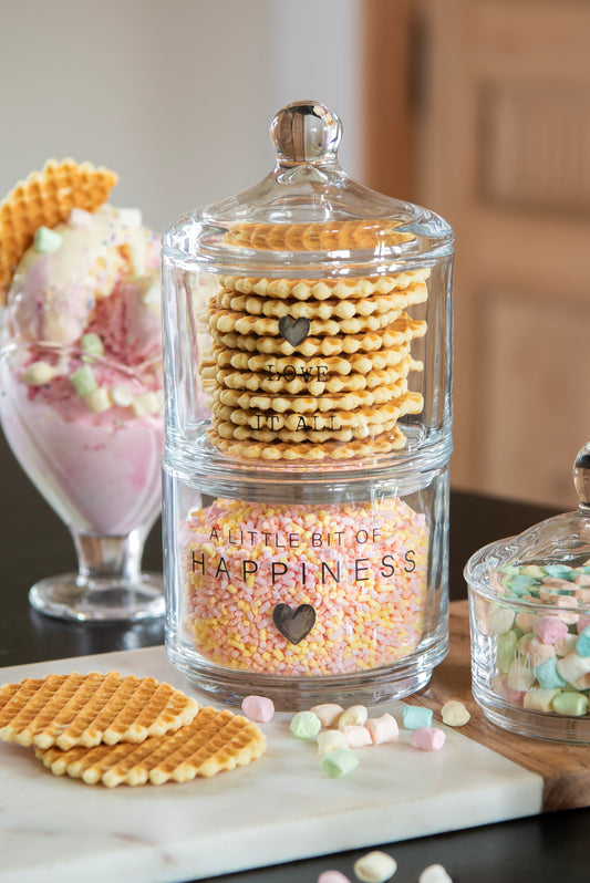 Stacking Storage Jars - A Little Bit of Happiness