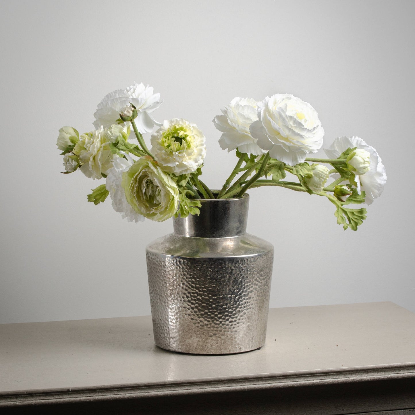 Ranunculus Faux Stem - White or Pink