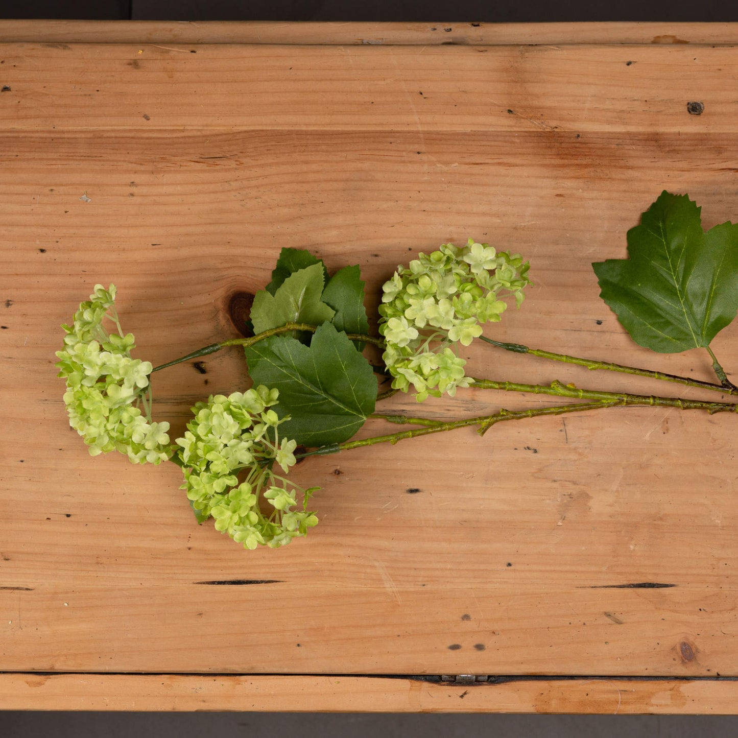 Green Viburnum Faux Spray