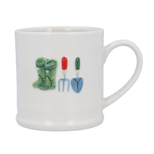Stoneware Mug – Gardening Design