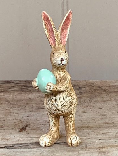 Shelf Sitting Easter Bunny Ornaments with Eggs - 3 styles