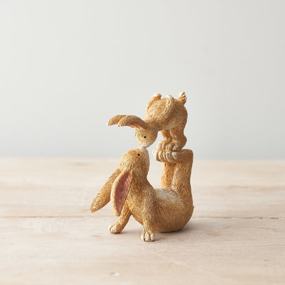 Kissing Bunnies Easter Ornament - 2 styles available