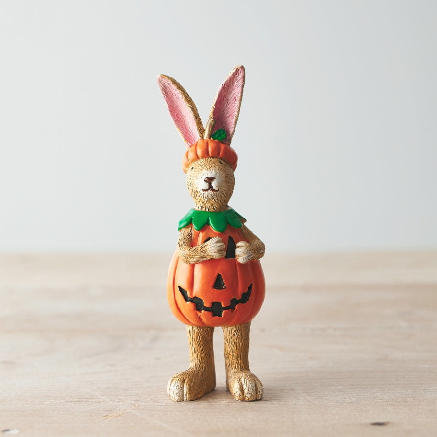 Halloween Pumpkin Rabbit Standing Decoration