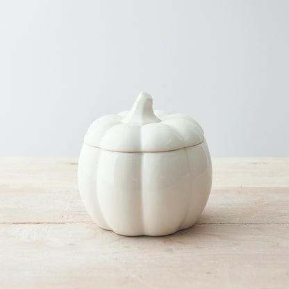 Glazed Ceramic Pumpkin Pots