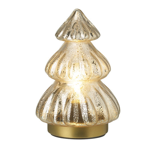 Mottled Gold Light Up Christmas Tree