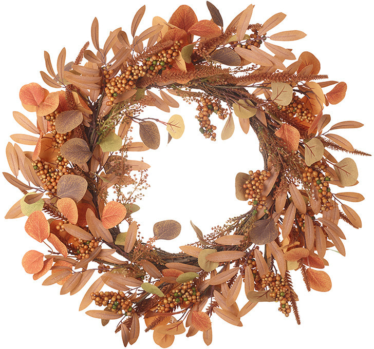 Large Russet Autumn Wreath