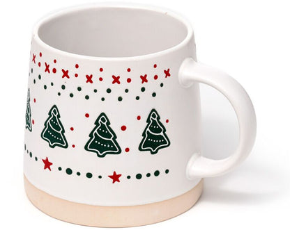 Christmas Tapered Stoneware Mug (3 styles)