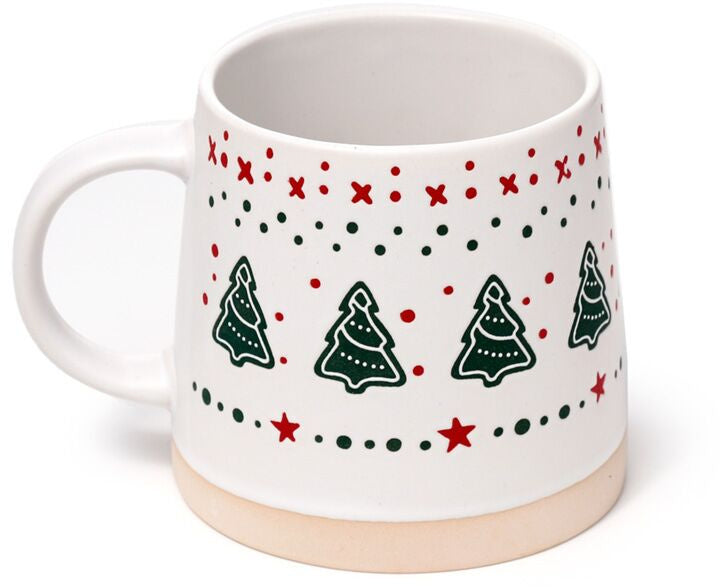 Christmas Tapered Stoneware Mug (3 styles)