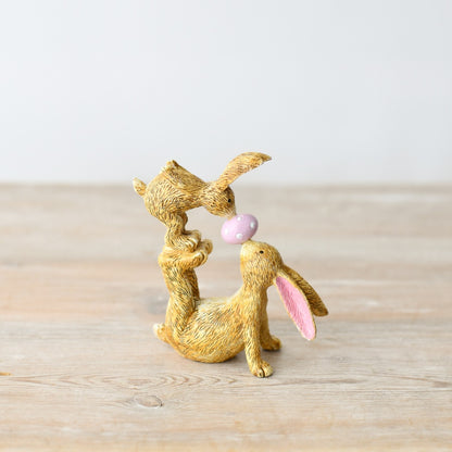 Kissing Bunnies Easter Ornament - 3 styles available - Shabbyquins