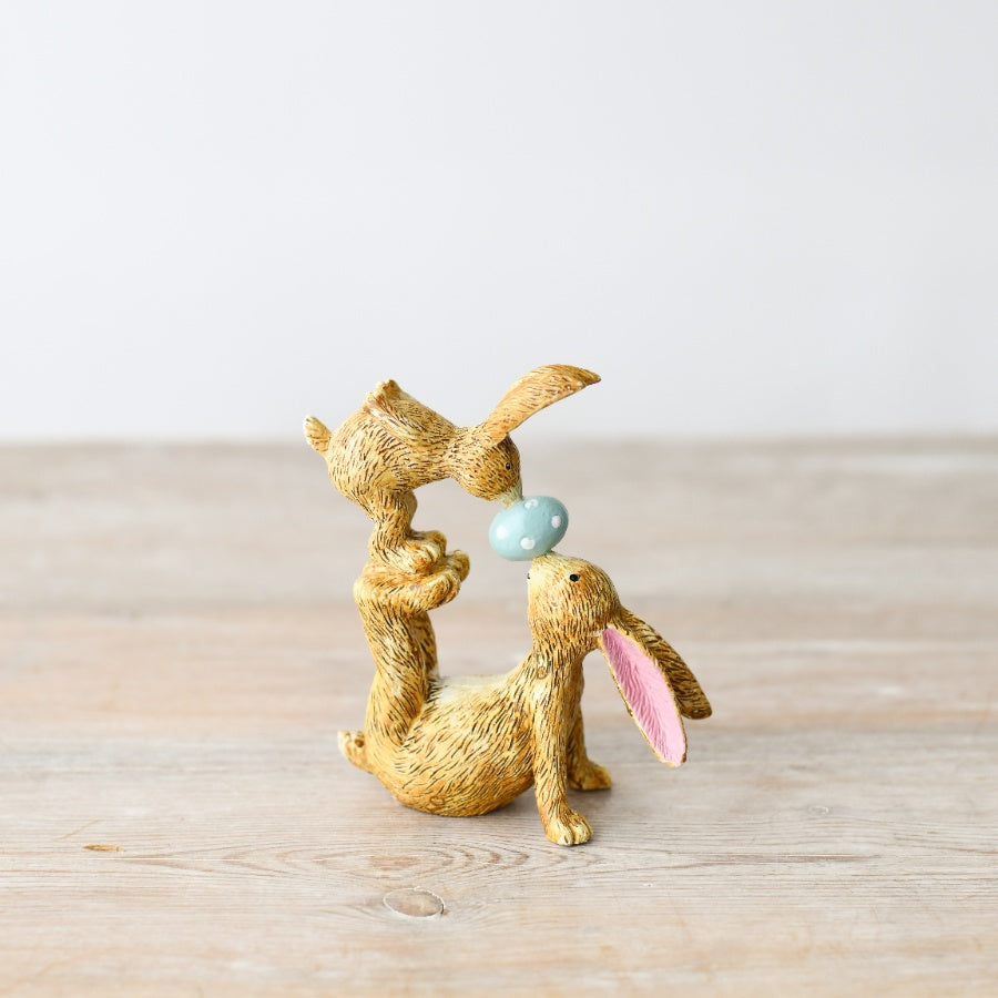 Kissing Bunnies Easter Ornament - 3 styles available - Shabbyquins
