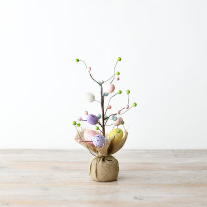 Spring Pastels Artificial Easter Egg Tree - 2 sizes available