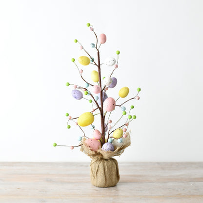 Spring Pastels Artificial Easter Egg Tree - 2 sizes available