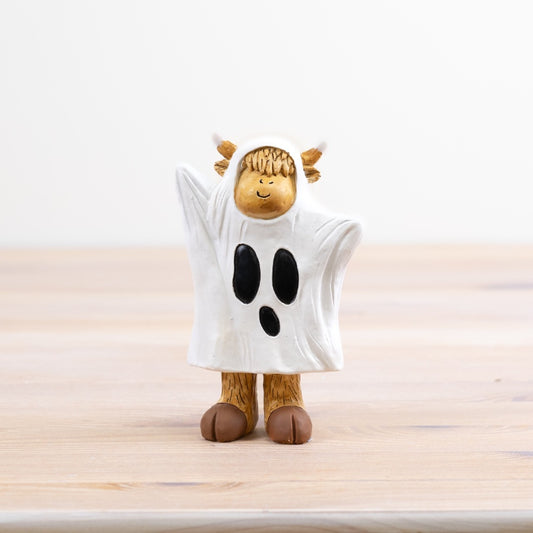 Highland Cow Ghost Ornament