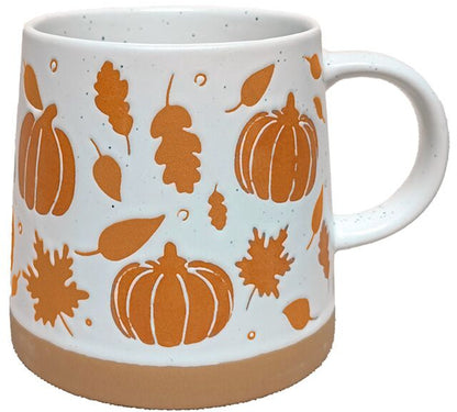 Pumpkin Tapered Stoneware Mug