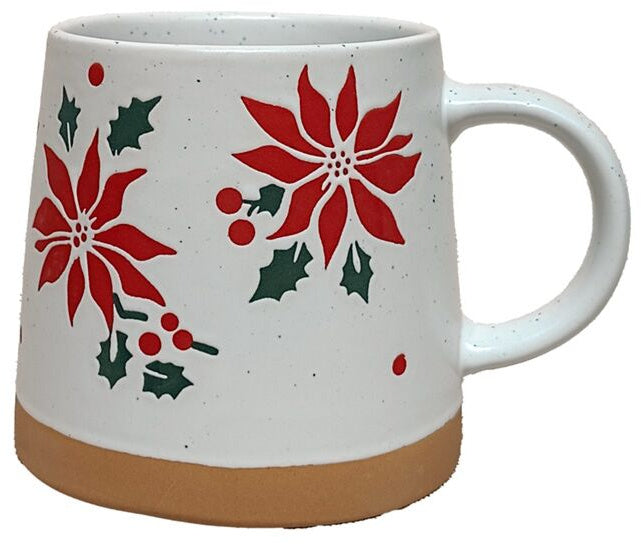 Christmas Tapered Stoneware Mug (4 styles)