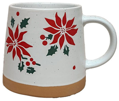 Christmas Tapered Stoneware Mug (4 styles)