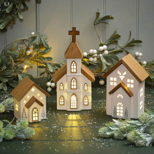 Love At Christmas Light Up Village
