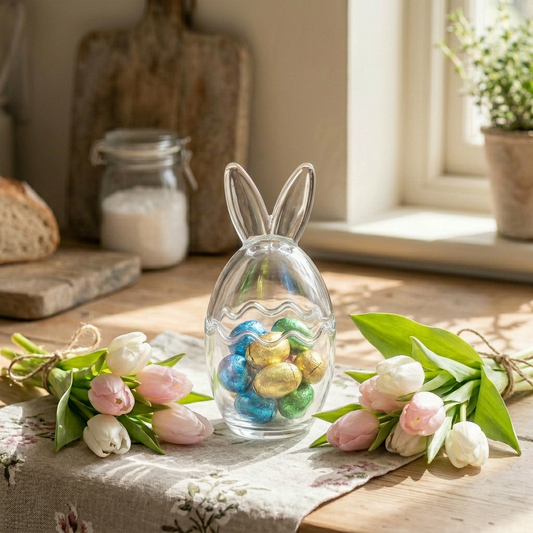 Jar With Bunny Ears