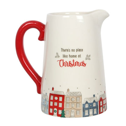 Christmas Village Ceramic Jug