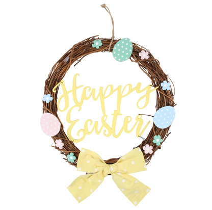 Happy Easter Wreath