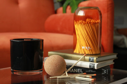 Luxury Matches In Cork Stopper Jar