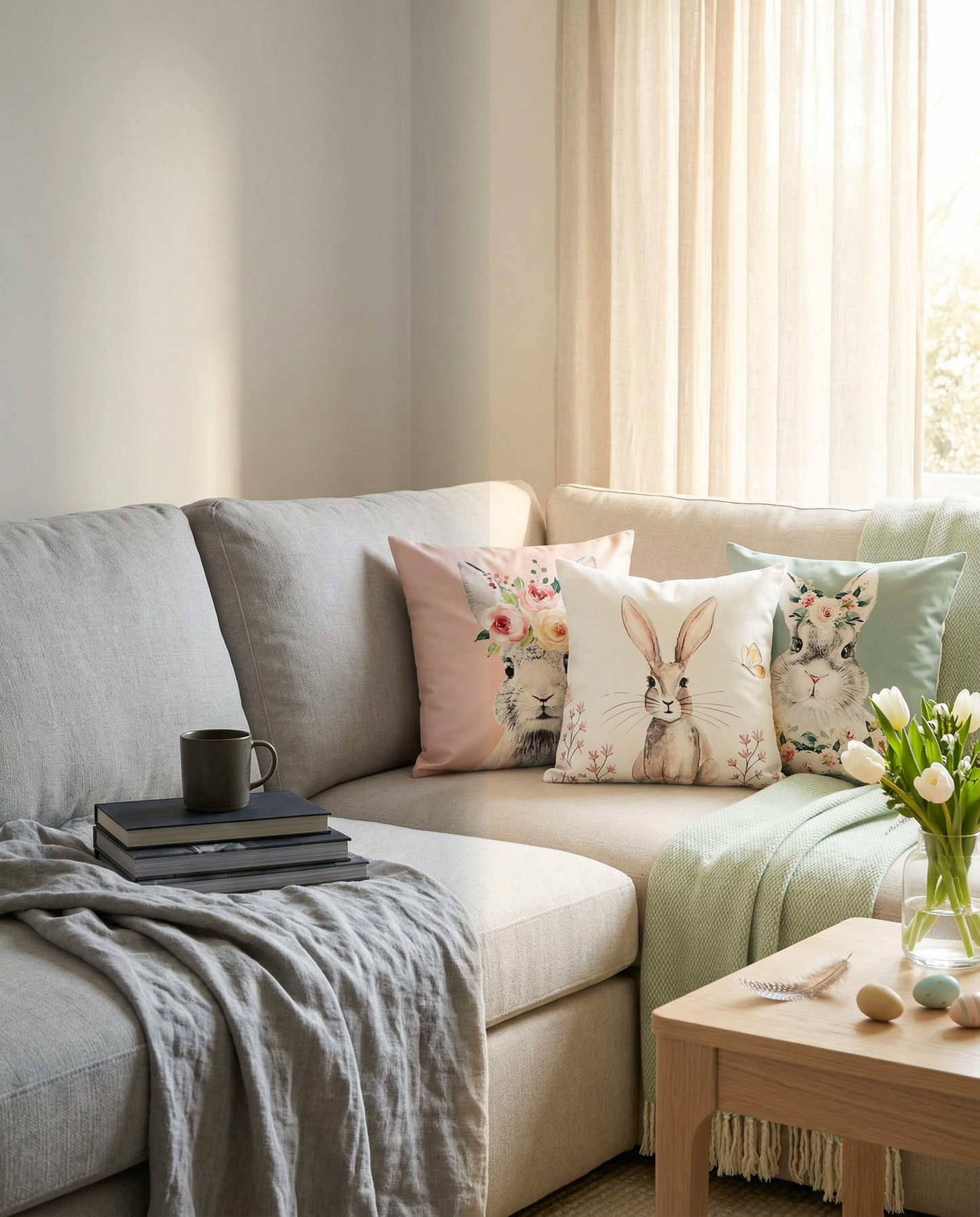 Easter Bunny Cushion - 3 styles