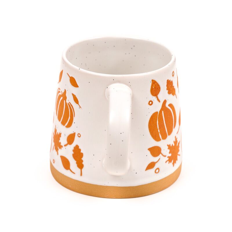 Pumpkin Tapered Stoneware Mug