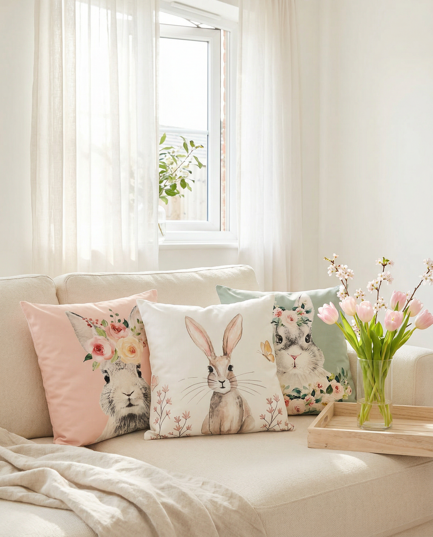 Easter Bunny Cushion - 3 styles