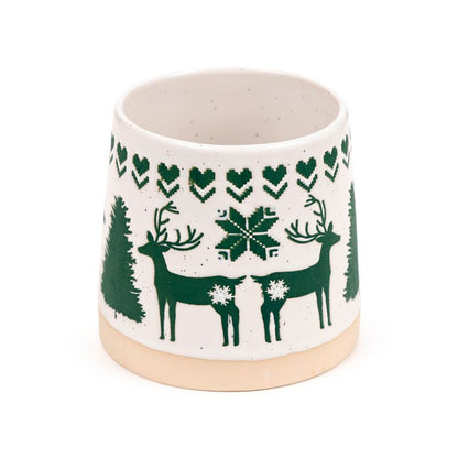 Christmas Tapered Stoneware Mug (4 styles)
