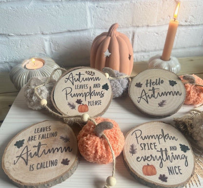 Hello Autumn Coasters Set of 4