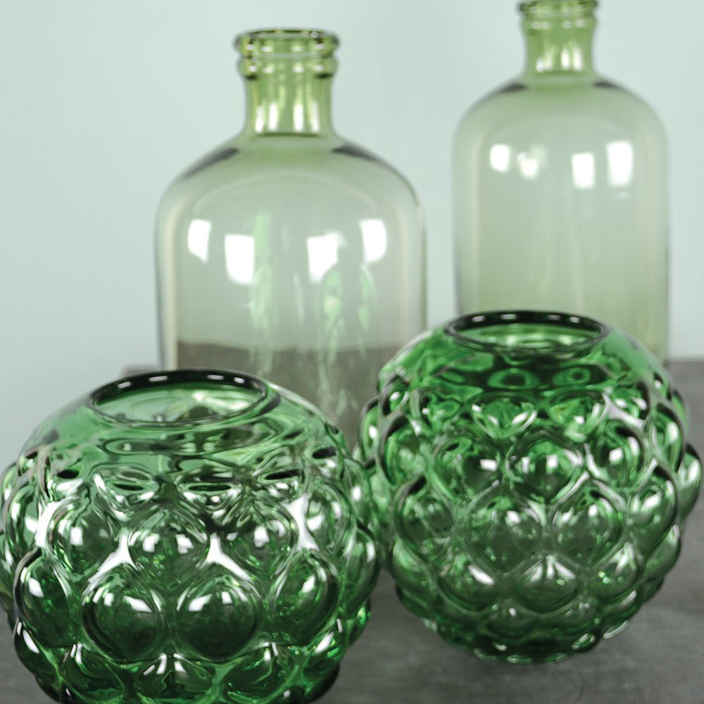 Glass Globe Vase Brassica