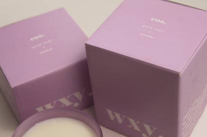 Eos Orris Root & Amber Wxy Deluxe Candle