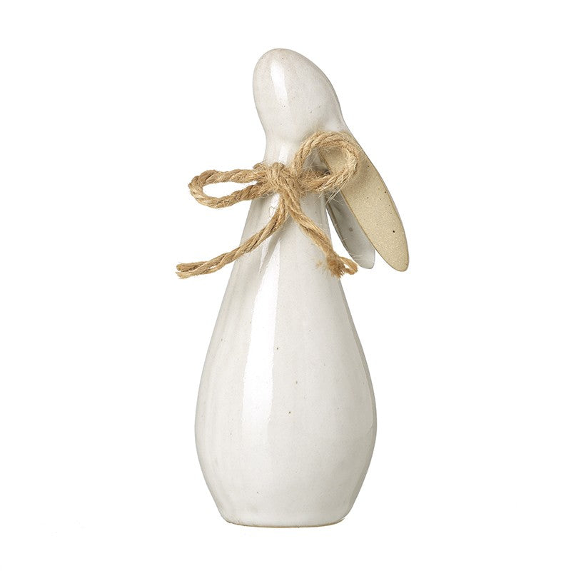 White Porcelain Rabbit Ornaments - 2 sizes available