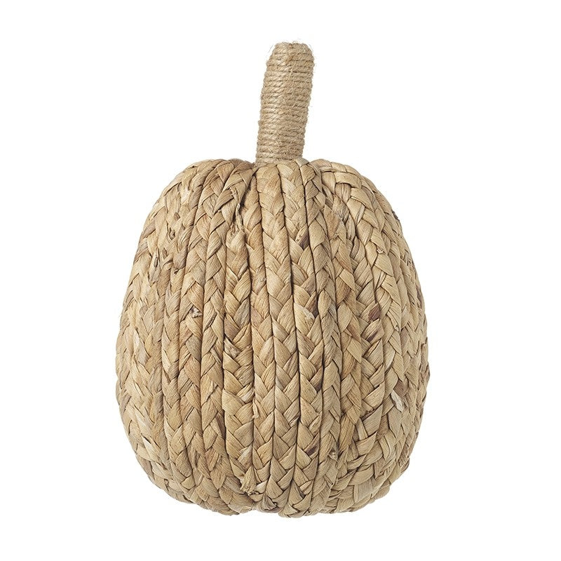 Natural Knitted Set of Raffia Pumpkins