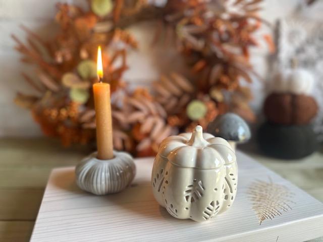 Autumn Leaves Pumpkin Oil Burner