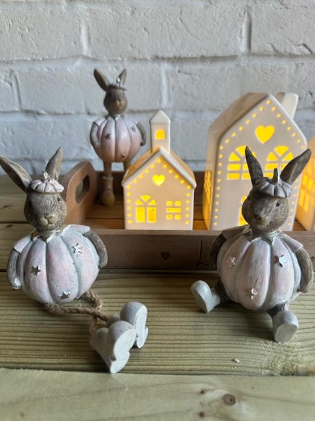 Pink Halloween Pumpkin Rabbits - 3 styles