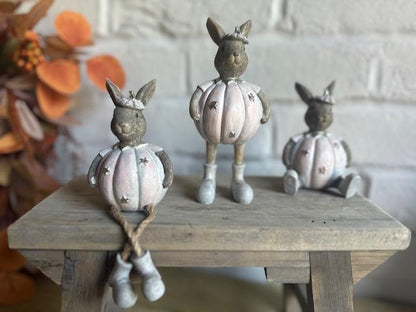 Pink Halloween Pumpkin Rabbits - 3 styles